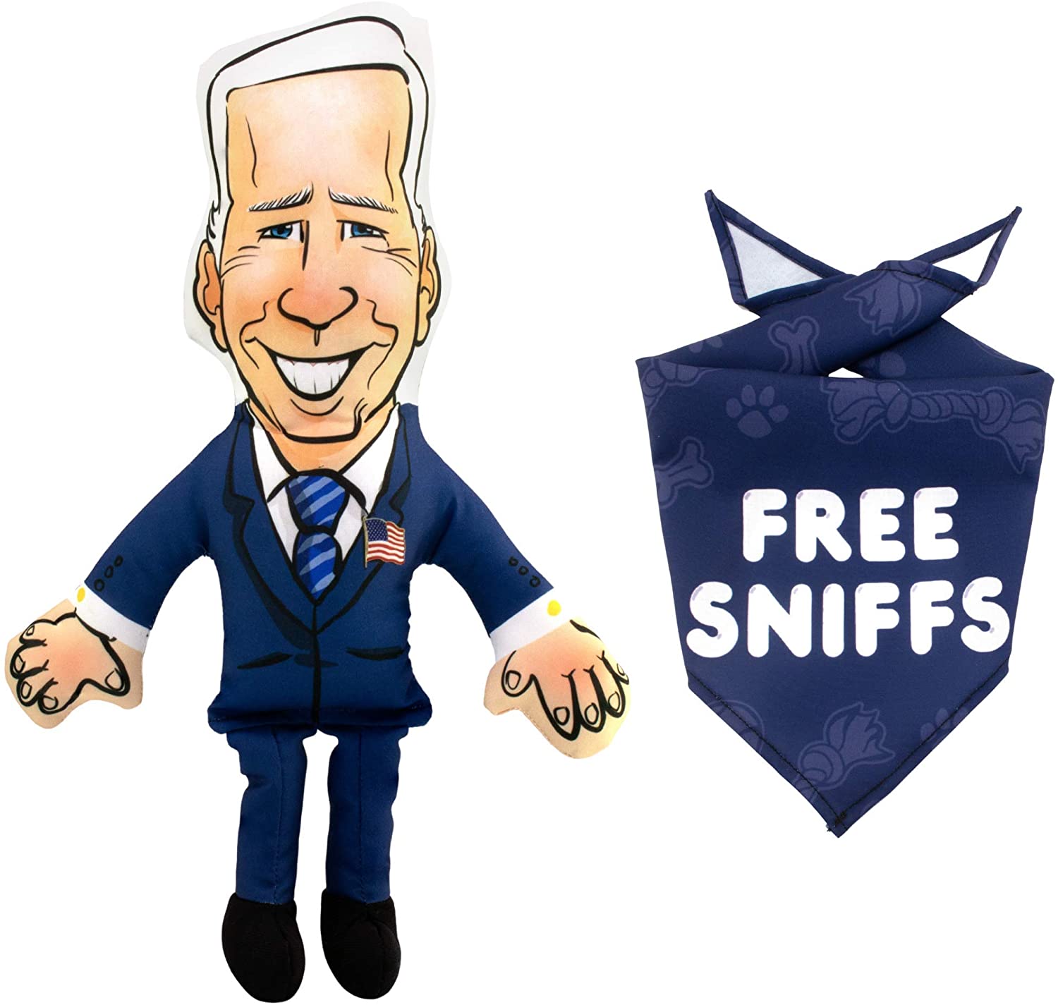 Bite-A-Biden Dog Toy - Political Satire